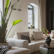 Sofa modułowa Lanube Simone 1 + 2 pufy Greta 3