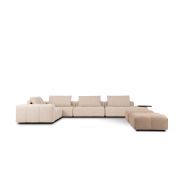Sofa modułowa Lanube Simone 1 + 2 pufy Greta 3